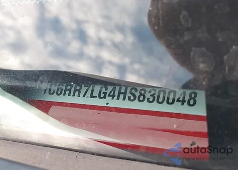 2017 Ram 1500 Big Horn 4X4 5'7 Box из США, поврежденный, VIN 1C6RR7LG4HS830048